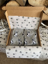 Women's French Bulldog Socks - Grey