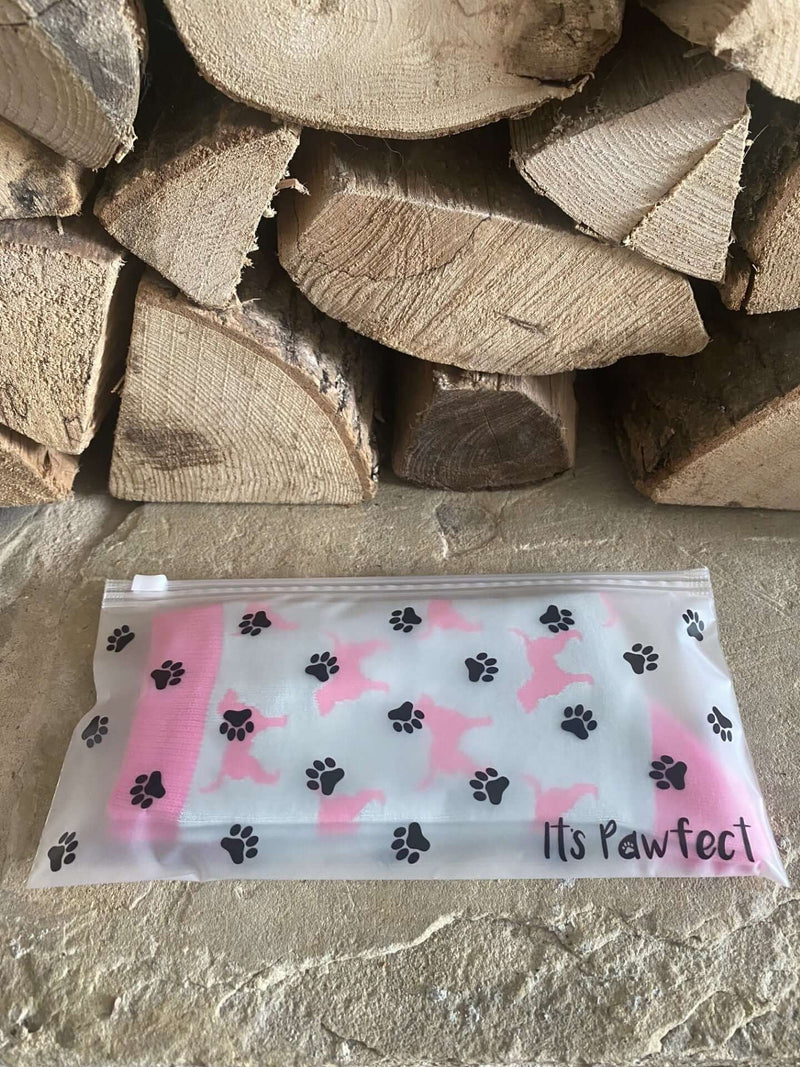 Women's Labrador Socks - Grey & Pink