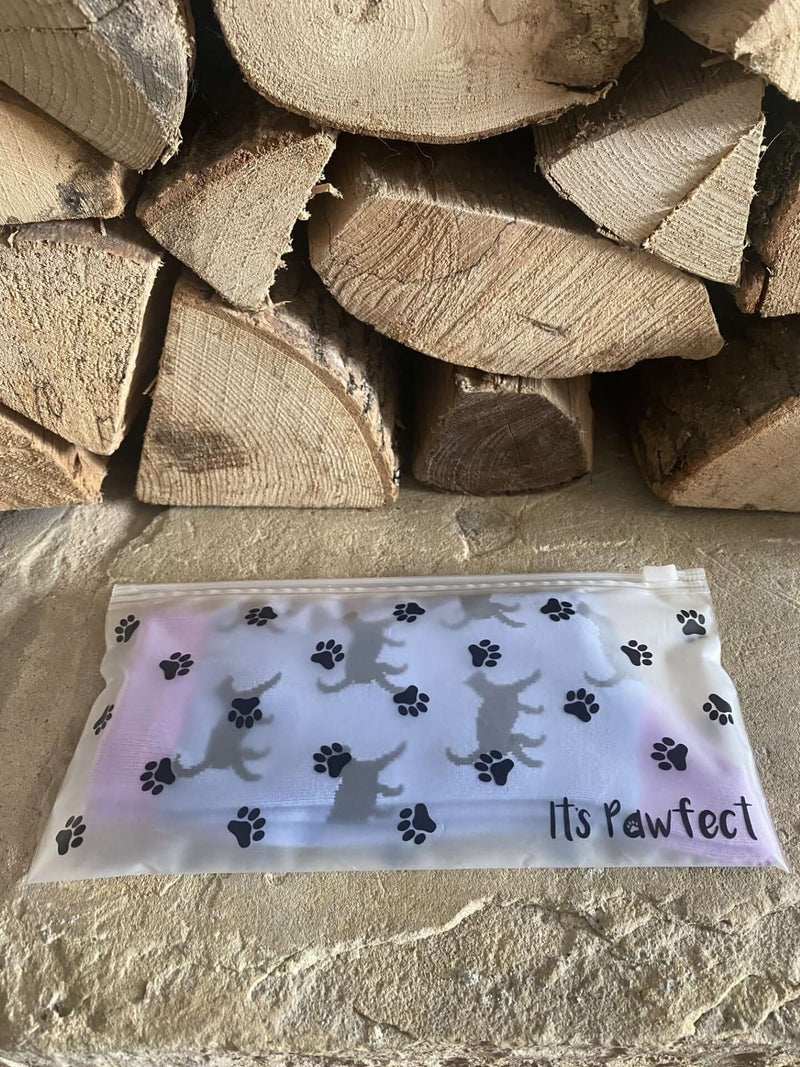 Women's Black Cat Socks - Purple