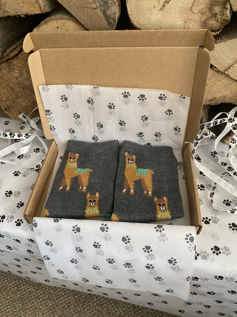 Women's Alpaca Socks - Grey