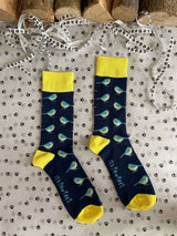 Men's Blue Tit Bird Socks - It's Pawfect