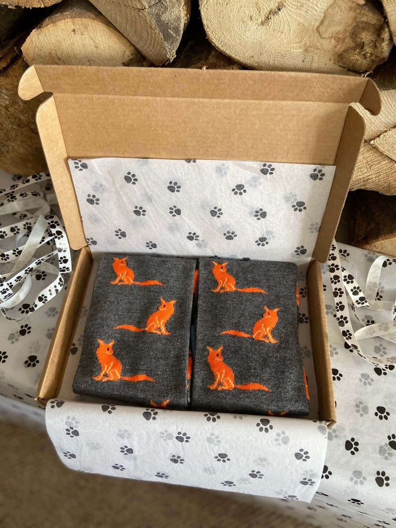 Men's Fox Socks - It's Pawfect