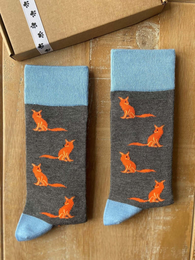 Men's Fox Socks - It's Pawfect