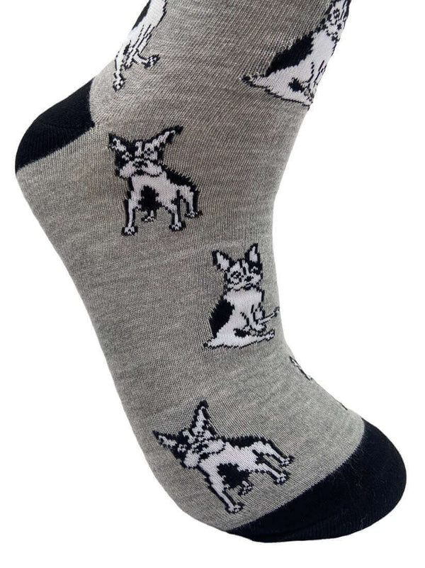 Men's French Bulldog Socks - Grey - It's Pawfect