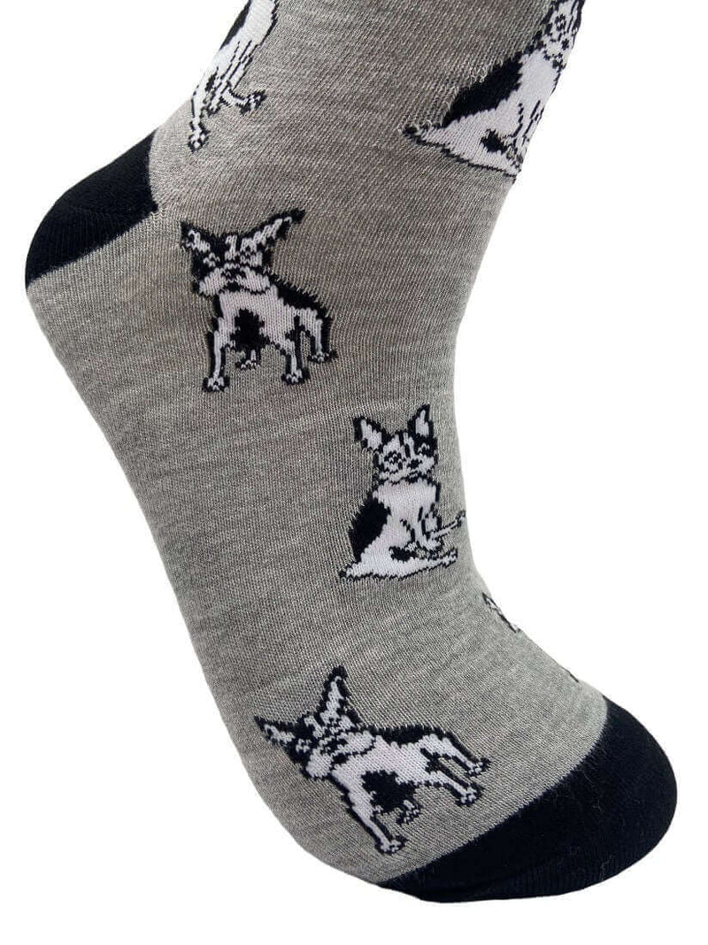 Men's French Bulldog Socks - Grey - It's Pawfect