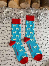 Men's Labrador Socks - Blue - It's Pawfect