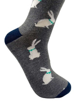 Men's Rabbit Socks - Grey - It's Pawfect