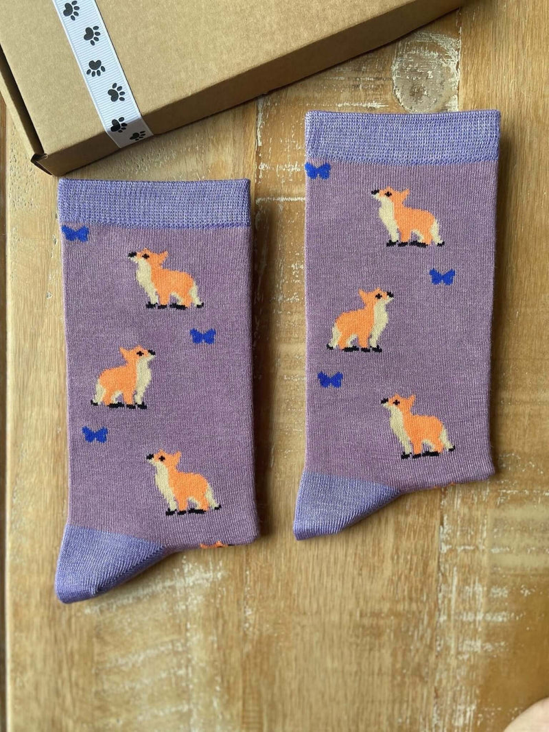 Women's Baby Fox Socks - It's Pawfect
