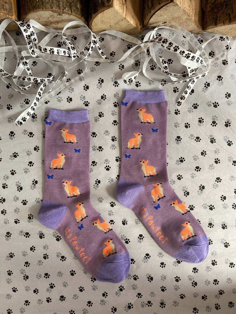Women's Baby Fox Socks - It's Pawfect