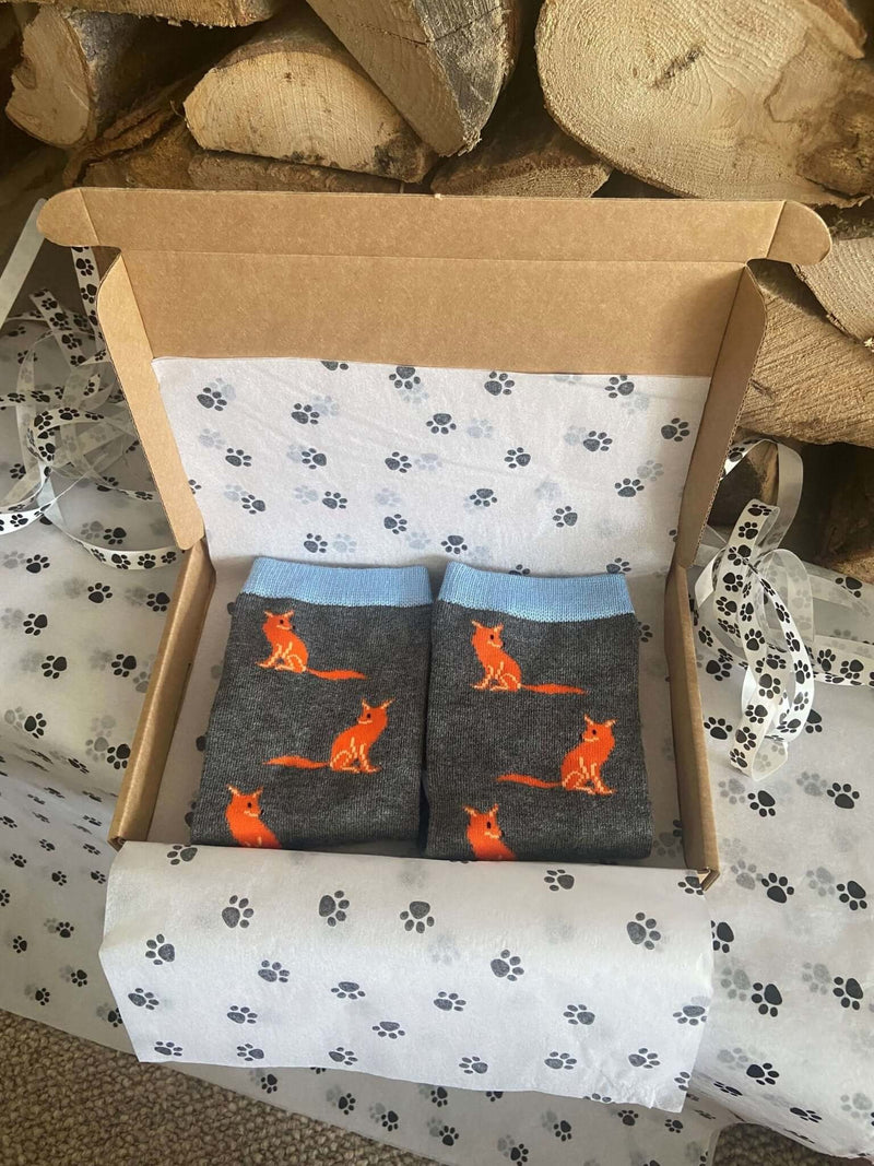 Women's Fox Socks - It's Pawfect
