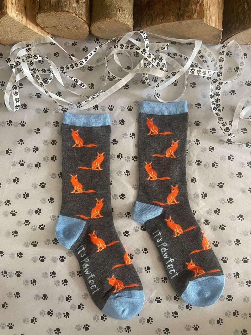 Women's Fox Socks - It's Pawfect