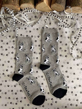 Women's French Bulldog Socks - Grey - It's Pawfect