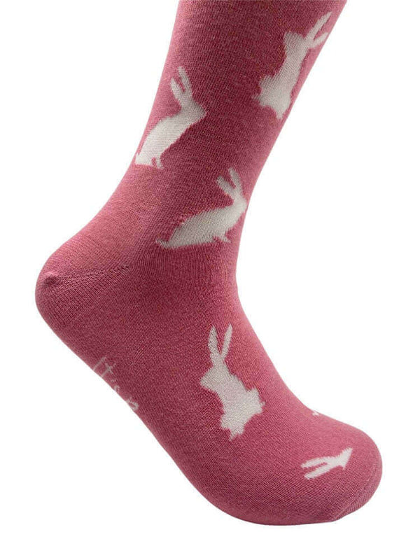 Women's Rabbit Socks - Pink - It's Pawfect